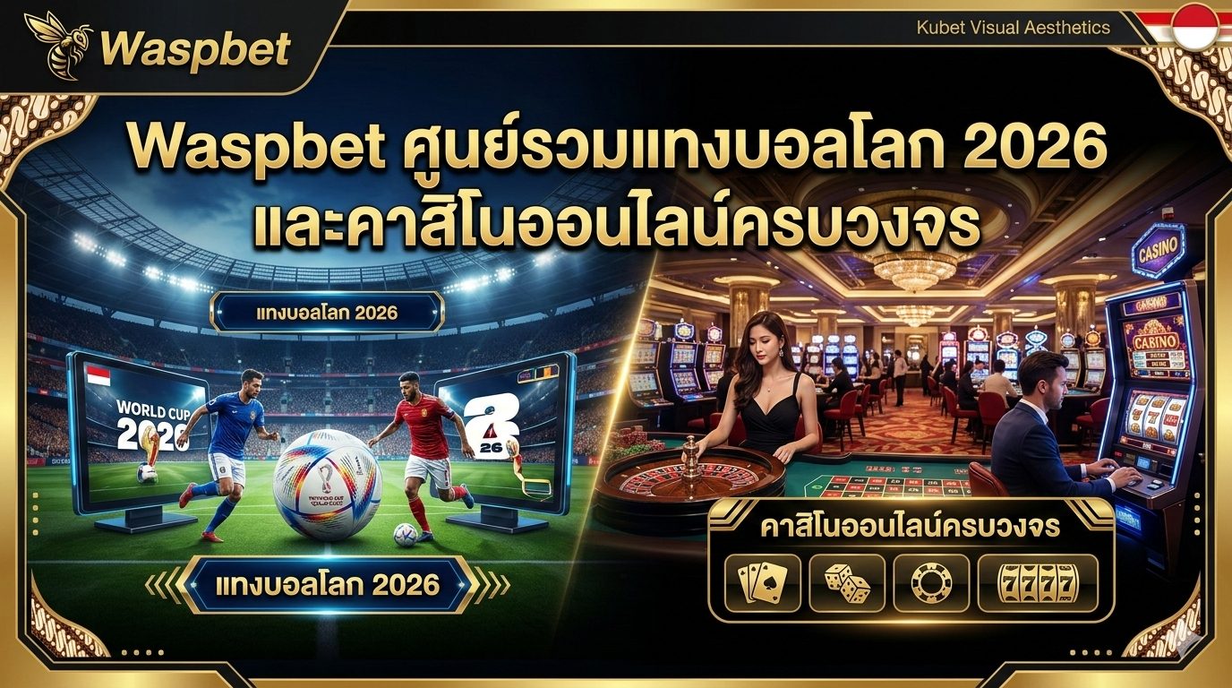 Waspbet ศูนย์รวมแทงบอลโลก 2026 และคาสิโนออนไลน์ครบวงจร