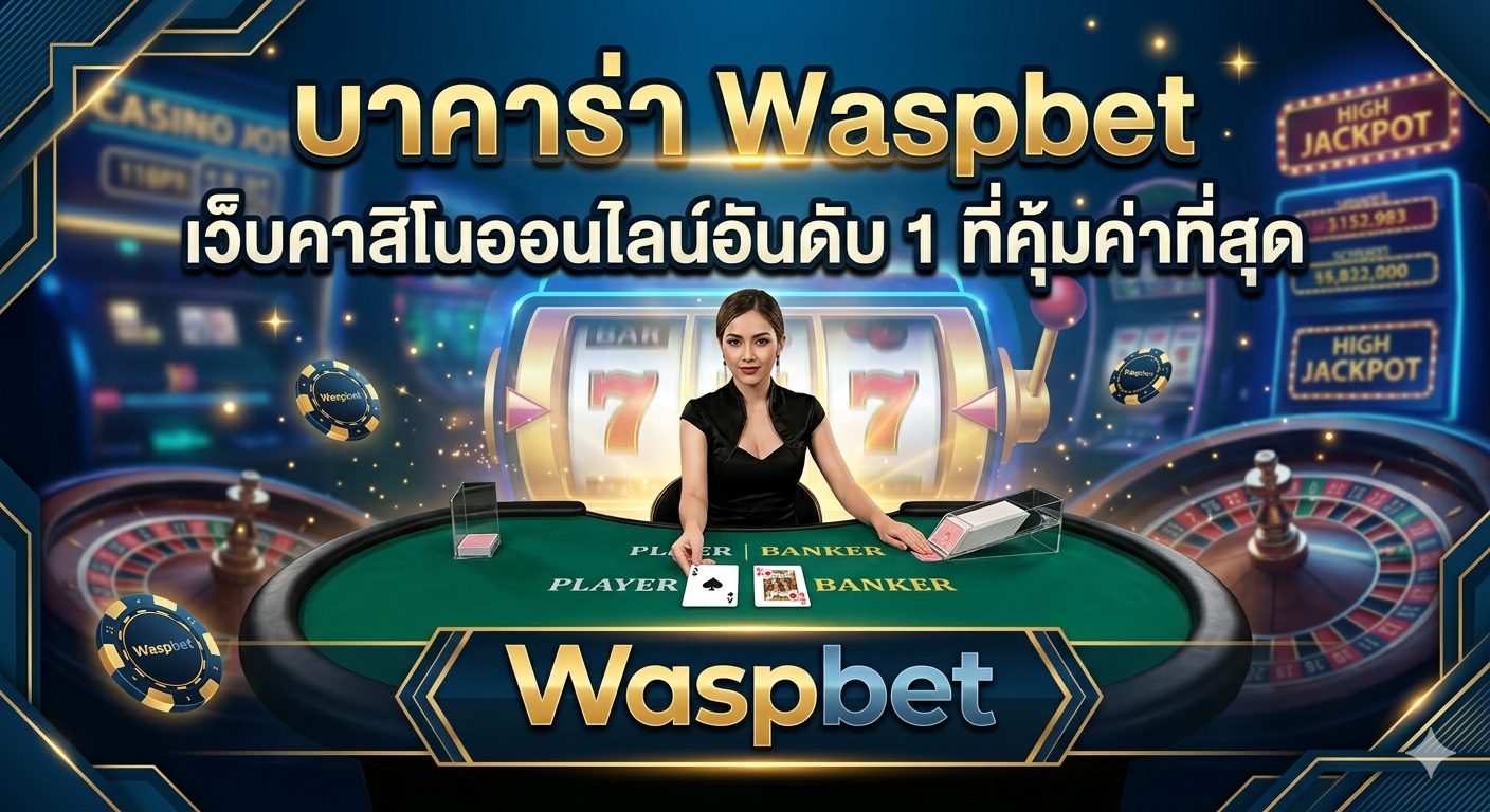 บาคาร่า Waspbet เว็บคาสิโนออนไลน์อันดับ 1 ที่คุ้มค่าที่สุด
